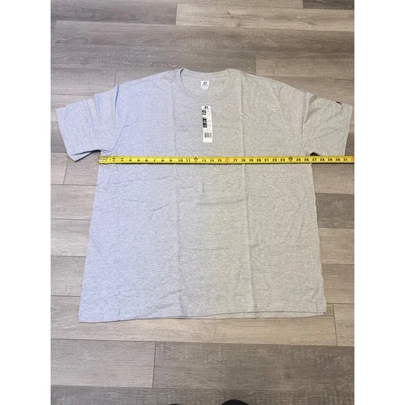 Russell Athletic T-Shirt Mens XXL Grey Short Sleeve Crewneck New - Picture 5 of 8